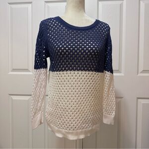 Caslon crochet sweater